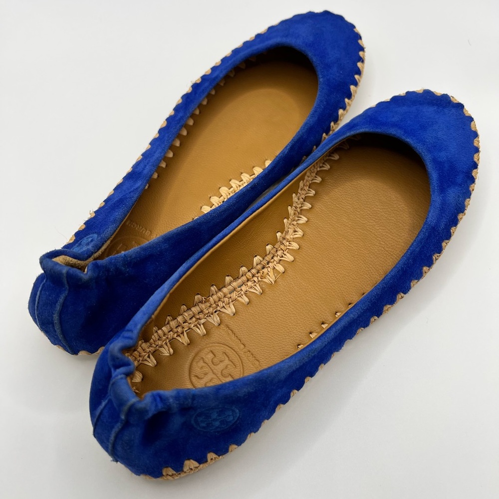 Tory Burch Moccasin style shoes in soft suede